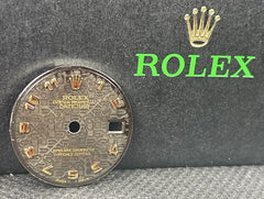 Rolex Datejust Ladies 26mm Black Dial COMPUTER Gold Arabic Markers Ref: 69173