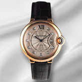 Cartier Ballon Bleu 36mm Rose Gold Diamond Ladies Watch 3003 / WE902028