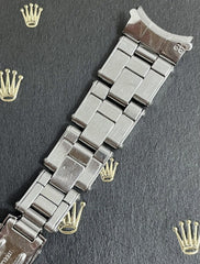 Rolex 13mm Ladies Stainless Steel Big Crown Oyster 7204 2/68 Band 66 Ends 6917