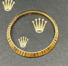 Rolex Datejust Ladies 26mm Yellow Gold Fluted Bezel Oyster Jubile 2.3Grams 69173