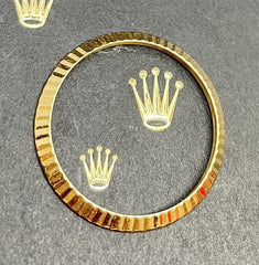 Rolex Datejust Ladies 26mm Yellow Gold Fluted Bezel Oyster Jubile 2.3Grams 69173