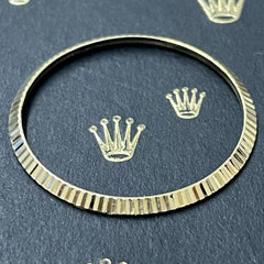 Rolex Datejust 31mm Yellow Gold Fluted Bezel Oyster 1.7 Gram Ref: 6466