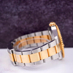 Rolex Submariner Date 41mm 18k Yellow Gold & Steel Black Oyster Watch 126613LN