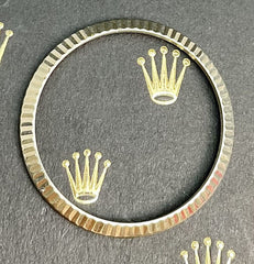 Rolex Datejust 31mm White Gold Fluted Bezel Oyster 2.8 Gram Ref: 6466 6827