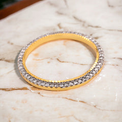 1.50 Carat PRONG Diamond Bezel Yellow Plated FOR Rolex 36mm Datejust Day-Date