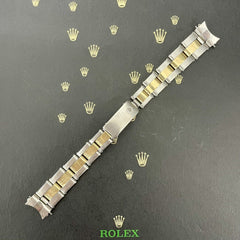 Rolex 13mm Ladies Datejust 14k Yellow Gold & Steel Oyster Band "66" Ends 6917