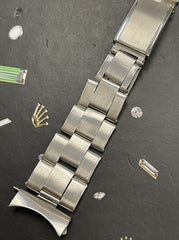 ROLEX Mens Vintage Steel 7205 Oyster STRETCH 19mm CROWN BAND U.S.A "C & I" 1966