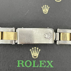 Rolex 13mm Ladies Datejust 14k Yellow Gold & Steel Oyster Band "66" Ends 6917