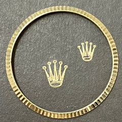 Rolex Datejust 31mm Yellow Gold Fluted Bezel Oyster 1.7 Gram Ref: 6466