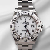 Rolex 40mm Explorer II White Dial Automatic Stainless Steel Men's Watch 16570