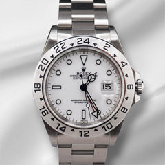 Rolex 40mm Explorer II White Dial Automatic Stainless Steel Men's Watch 16570