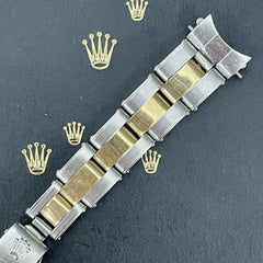 Rolex 13mm Ladies Datejust 14k Yellow Gold & Steel Oyster Band "66" Ends 6917