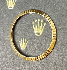 Rolex Datejust Ladies 26mm Yellow Gold Fluted Bezel Oyster Jubile 2.3Grams 69173