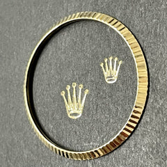 Rolex Datejust 31mm Yellow Gold Fluted Bezel Oyster 1.7 Gram Ref: 6466