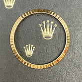 Rolex Datejust Ladies 26mm Yellow Gold Fluted Bezel Oyster Jubile 2.3Grams 69173