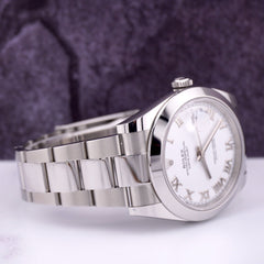 Rolex Men 41mm Datejust 41 Roman Dial Stainless Steel Watch Oyster Ref 126300