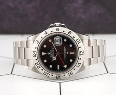 Rolex 40mm Explorer II Black Dial Automatic Stainless Steel Men's Watch 16570