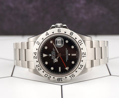 Rolex 40mm Explorer II Black Dial Automatic Stainless Steel Men's Watch 16570