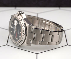 Rolex 40mm Explorer II Black Dial Automatic Stainless Steel Men's Watch 16570