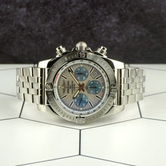Breitling Chronomat Airbourne 44mm Stainless Steel MOP Dial Men's Watch AB01152A