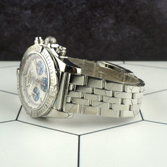 Breitling Chronomat Airbourne 44mm Stainless Steel MOP Dial Men's Watch AB01152A