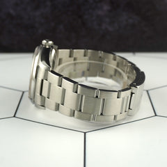 Rolex Datejust 36mm Silver Dial Smooth Bezel Steel Men's Watch 16200 Papers