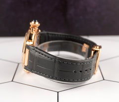 Cartier Pasha 41mm 18k Rose Gold Dark Grey Dial Automatic Mens Watch 4438