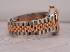 Rolex Datejust 28mm Lady Aubergine Dial Stainless Steel & Rose Gold 279171