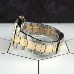 Rolex Datejust 41mm 18K YG / Steel Champagne Diamond Dial Jubilee Watch 126333