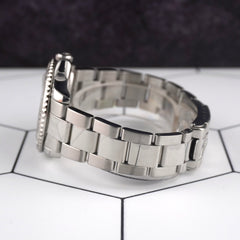 Rolex Yacht-master 35mm Steel Platinum Dial Bezel Men's Watch 168622 Papers