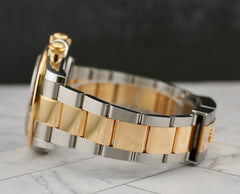 Rolex 40mm Daytona Steel 18K Yellow Gold Black Dial Men's Watch 126503