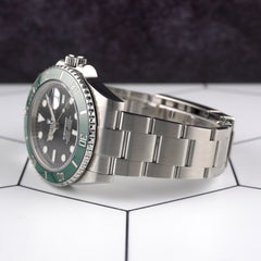 Rolex Submariner Date Starbucks 40mm Ceramic Steel Green Dial Men Watch 126610LV