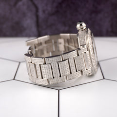 Cartier Pasha 40mm Black Dial Custom Iced Out 8ct Genuine Diamonds Ref 2790