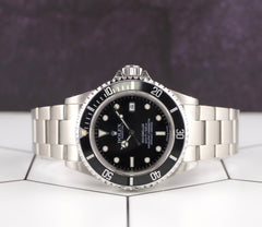 Rolex Sea-Dweller Date 40mm Black Dial Stainless Steel Oyster Watch Ref 16600