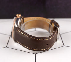 Rolex Vintage 36mm Datejust Silver Dial Steel Rose Gold Fluted Men's Watch 1601