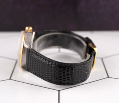 Rolex 34mm Oyster Perpetual 18K Yellow Gold & Steel Vintage Mens Watch Ref 1005