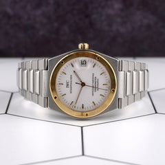 IWC Ingenieur 34mm Steel / YG White Dial Date Automatic Watch IW352103