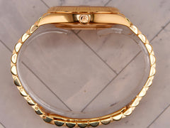Rolex Day-Date 40mm Black Index Dial Fluted Yellow Gold Men's Watch 228238