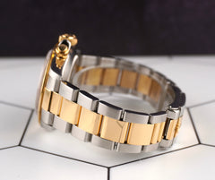 Rolex Daytona Cosmograph 40mm 18k/Steel Men's Oyster Green Dial Watch 16523