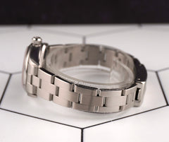 Rolex Oyster Perpetual 25mm Stainless Steel Pink MOP Diamond Dial Watch 67180