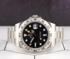 Rolex 42mm Explorer II Black Dial Automatic Stainless Steel Men's Watch 216570