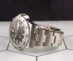 Rolex 42mm Explorer II Black Dial Automatic Stainless Steel Men's Watch 216570