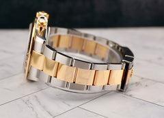 Rolex Daytona Steel Yellow Gold Two tone MOP Diamond Mens Watch 116503 Box Card