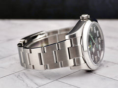 Rolex Air King 40mm Black Dial Steel Mens Watch 116900