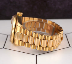 Rolex DAY-DATE 36mm 18K Yellow Gold President Men's Watch Ref 18038