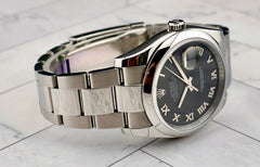 Rolex 36mm Datejust Sunburst Dial Steel Men's Watch 116200