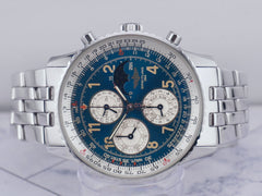 Breitling Navitimer 42mm Limited Edition Steel Blue/Silver Dial A19022