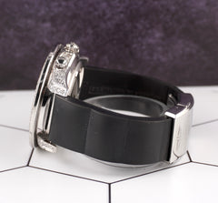 Breitling Bentley 55mm Black Dial 8ct Iced out Diamonds Mens Watch A44362