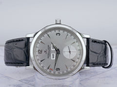 Jaeger-LeCoultre Master Control 37mm Steel Leather Band Silver Dial 140.840.872B