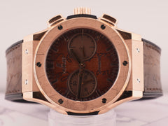 Hublot Berluti 45mm Special Edition 18K RG Leather Dial 521.OX.0500.VR.BER17